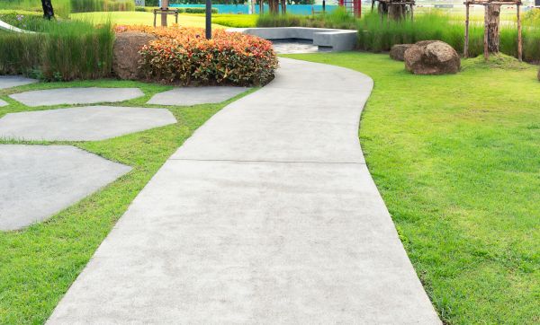 Sidewalk Addition in Saint Charles
